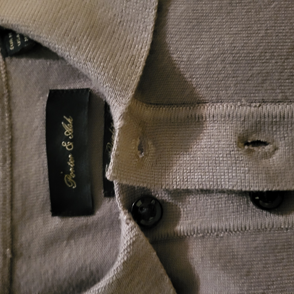 Stylish Gray Button-Up Cardigan